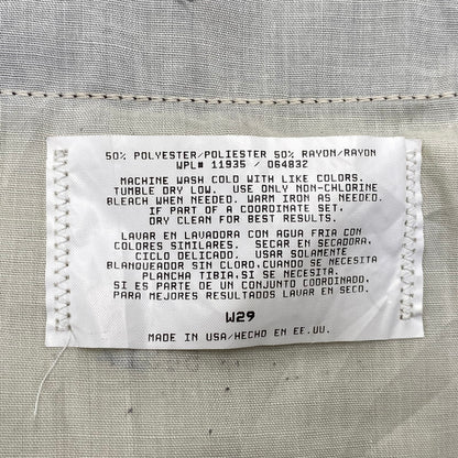 【中古品】【メンズ】 C.I.T.Y STREETS シティストリート USA製 90’S 3TUCK SLACKS スリータック スラックス パンツ ボトムス ズボン 157-260807-cs-08-izu サイズ：W29 カラー：グレー系 万代Net店