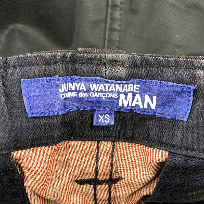 【中古品】【メンズ】 JUNYA WATANABE COMME DES GARCONS MAN ジュンヤワタナベコムデギャルソンマン WM-P001 WIDE PANTS ワイド パンツ ボトムス ズボン 151-260807-cs-07-izu サイズ：XS カラー：ブラック 万代Net店