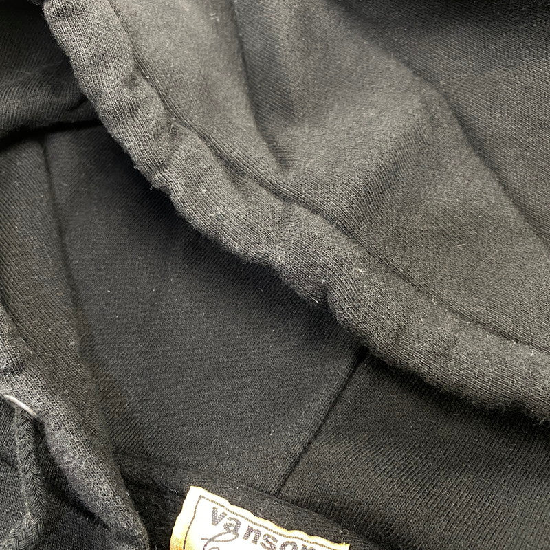 【中古品】【メンズ】 VANSON バンソン HSZ-137 BACK PRINT ZIP HOODIE バック プリント ジップ フーディー トップス 長袖 145-260807-cs-01-izu サイズ：M カラー：ブラック 万代Net店