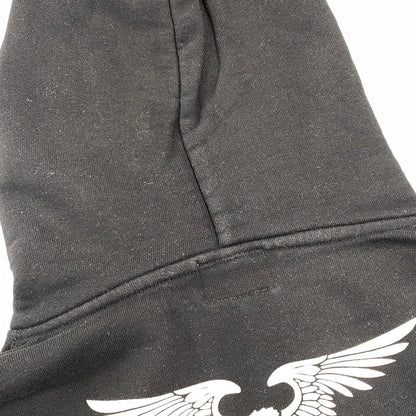 【中古品】【メンズ】 VANSON バンソン HSZ-137 BACK PRINT ZIP HOODIE バック プリント ジップ フーディー トップス 長袖 145-260807-cs-01-izu サイズ：M カラー：ブラック 万代Net店