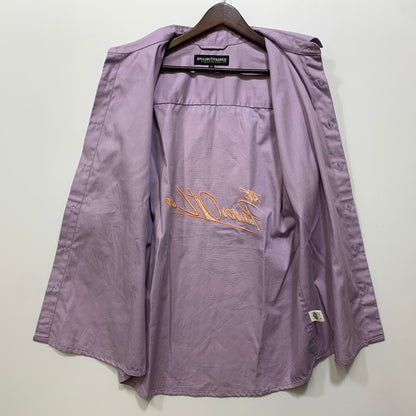 【中古品】【メンズ】 ROLLING CRADLE ローリングクレイドル SS WORK SHIRT ショートスリーブ ワーク シャツ トップス 半袖 142-260807-cs-16-izu サイズ：XL カラー：パープル 万代Net店
