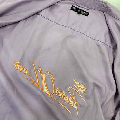 【中古品】【メンズ】 ROLLING CRADLE ローリングクレイドル SS WORK SHIRT ショートスリーブ ワーク シャツ トップス 半袖 142-260807-cs-16-izu サイズ：XL カラー：パープル 万代Net店