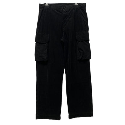 【中古品】【メンズ】 Y's ワイズ CORDUROY CARGO PANTS コーデュロイ カーゴパンツ 151-260802-as-01-izu サイズ：3 カラー：ブラック 万代Net店