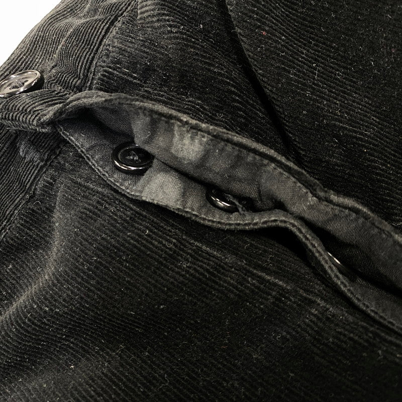【中古品】【メンズ】 Y's ワイズ CORDUROY CARGO PANTS コーデュロイ カーゴパンツ 151-260802-as-01-izu サイズ：3 カラー：ブラック 万代Net店