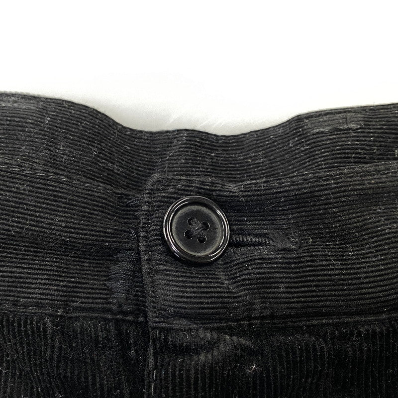 【中古品】【メンズ】 Y's ワイズ CORDUROY CARGO PANTS コーデュロイ カーゴパンツ 151-260802-as-01-izu サイズ：3 カラー：ブラック 万代Net店