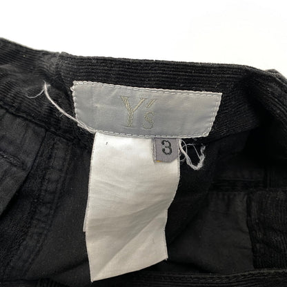 【中古品】【メンズ】 Y's ワイズ CORDUROY CARGO PANTS コーデュロイ カーゴパンツ 151-260802-as-01-izu サイズ：3 カラー：ブラック 万代Net店