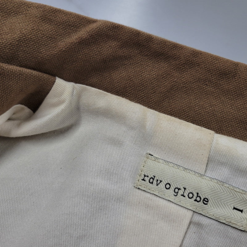 【中古品】【メンズ】 RDV O GLOBE ランデブーオーグローブ 202VE001 SIMON VE JACKET サイモン ブイイー ジャケット アウター 140-260809-ya-16-izu サイズ：1 カラー：ブラウン 万代Net店