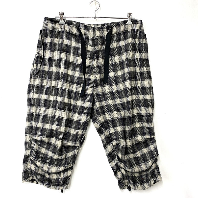 【中古品】【メンズ】 QUILP クイルプ WOOL CHECK CROPPED PANTS ウール チェック クロップド パンツ ボトムス ズボン 151-260812-cs-25-izu サイズ：不明 カラー：マルチ 万代Net店