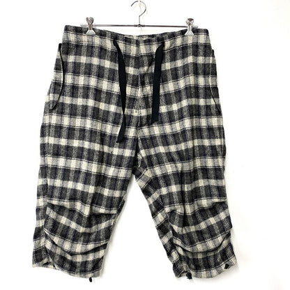 【中古品】【メンズ】 QUILP クイルプ WOOL CHECK CROPPED PANTS ウール チェック クロップド パンツ ボトムス ズボン 151-260812-cs-25-izu サイズ：不明 カラー：マルチ 万代Net店