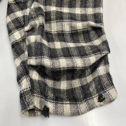 【中古品】【メンズ】 QUILP クイルプ WOOL CHECK CROPPED PANTS ウール チェック クロップド パンツ ボトムス ズボン 151-260812-cs-25-izu サイズ：不明 カラー：マルチ 万代Net店