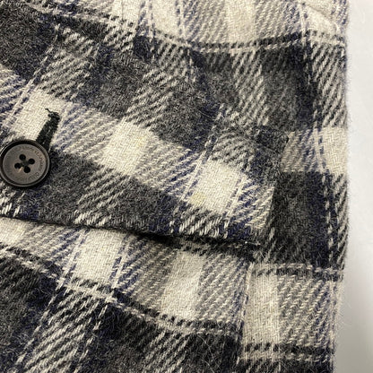 【中古品】【メンズ】 QUILP クイルプ WOOL CHECK CROPPED PANTS ウール チェック クロップド パンツ ボトムス ズボン 151-260812-cs-25-izu サイズ：不明 カラー：マルチ 万代Net店