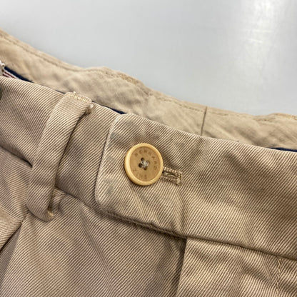 【中古品】【メンズ】 BERNARD ZINS ベルナールザンス AZBJ 2-TUCK SLACKS PANTS ツータック スラックス パンツ ボトムス ズボン 152-260807-cs-10-izu サイズ：38 カラー：ベージュ 万代Net店