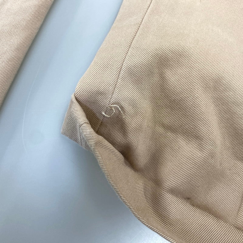 【中古品】【メンズ】 BERNARD ZINS ベルナールザンス AZBJ 2-TUCK SLACKS PANTS ツータック スラックス パンツ ボトムス ズボン 152-260807-cs-10-izu サイズ：38 カラー：ベージュ 万代Net店