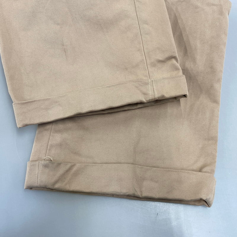 【中古品】【メンズ】 BERNARD ZINS ベルナールザンス AZBJ 2-TUCK SLACKS PANTS ツータック スラックス パンツ ボトムス ズボン 152-260807-cs-10-izu サイズ：38 カラー：ベージュ 万代Net店