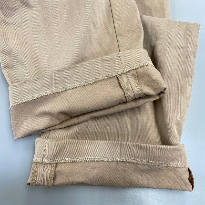 【中古品】【メンズ】 BERNARD ZINS ベルナールザンス AZBJ 2-TUCK SLACKS PANTS ツータック スラックス パンツ ボトムス ズボン 152-260807-cs-10-izu サイズ：38 カラー：ベージュ 万代Net店