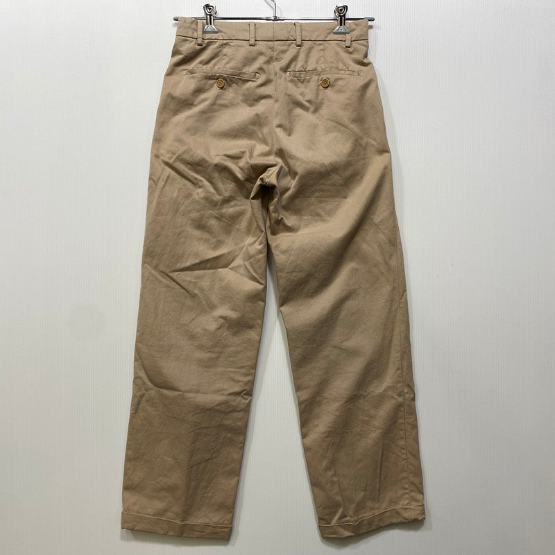 【中古品】【メンズ】 BERNARD ZINS ベルナールザンス AZBJ 2-TUCK SLACKS PANTS ツータック スラックス パンツ ボトムス ズボン 152-260807-cs-10-izu サイズ：38 カラー：ベージュ 万代Net店