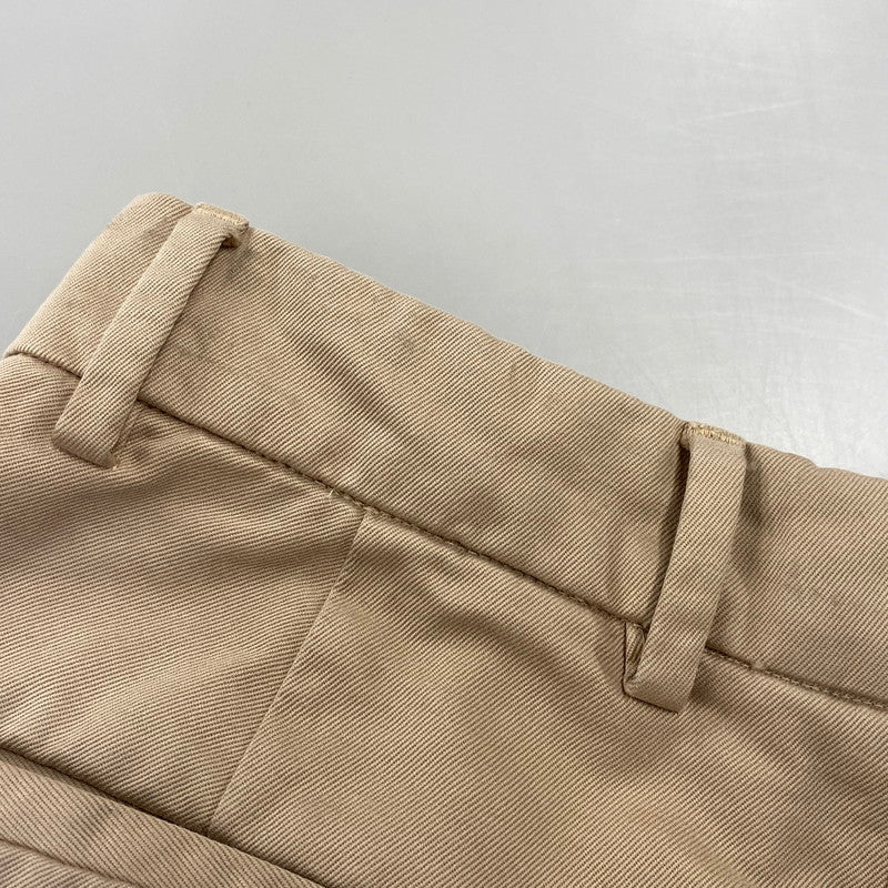 【中古品】【メンズ】 BERNARD ZINS ベルナールザンス AZBJ 2-TUCK SLACKS PANTS ツータック スラックス パンツ ボトムス ズボン 152-260807-cs-10-izu サイズ：38 カラー：ベージュ 万代Net店