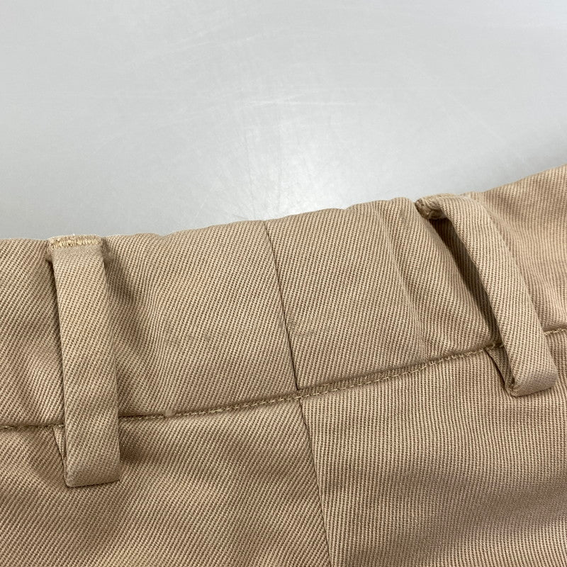 【中古品】【メンズ】 BERNARD ZINS ベルナールザンス AZBJ 2-TUCK SLACKS PANTS ツータック スラックス パンツ ボトムス ズボン 152-260807-cs-10-izu サイズ：38 カラー：ベージュ 万代Net店