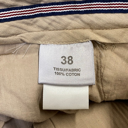 【中古品】【メンズ】 BERNARD ZINS ベルナールザンス AZBJ 2-TUCK SLACKS PANTS ツータック スラックス パンツ ボトムス ズボン 152-260807-cs-10-izu サイズ：38 カラー：ベージュ 万代Net店