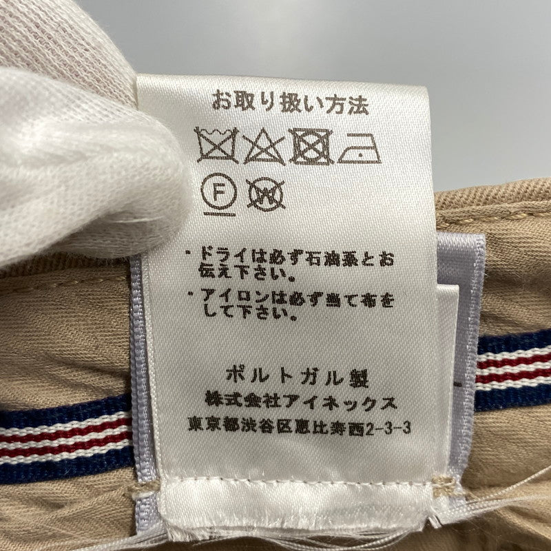 【中古品】【メンズ】 BERNARD ZINS ベルナールザンス AZBJ 2-TUCK SLACKS PANTS ツータック スラックス パンツ ボトムス ズボン 152-260807-cs-10-izu サイズ：38 カラー：ベージュ 万代Net店
