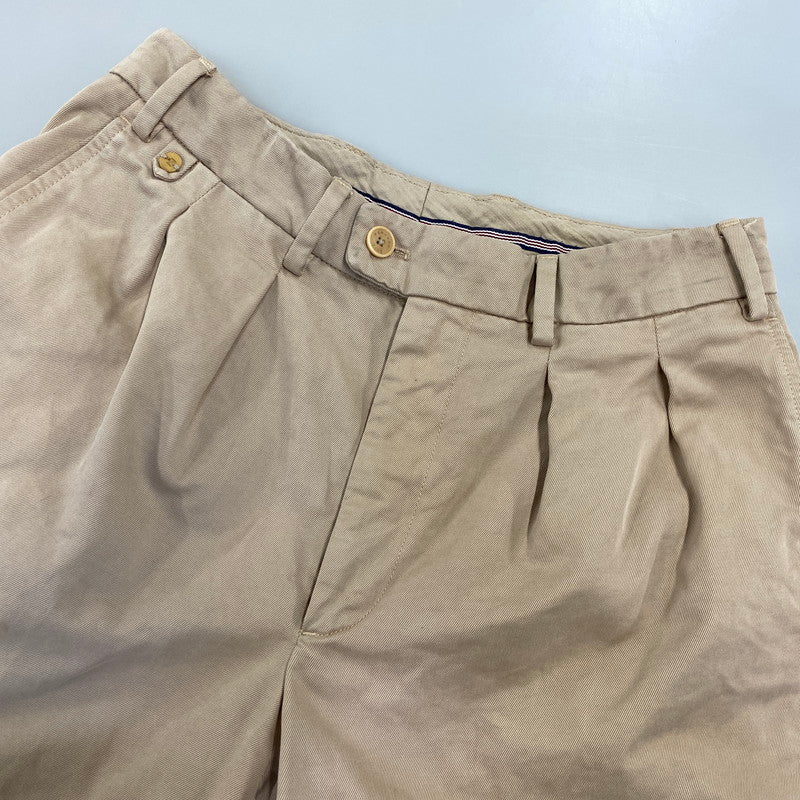 【中古品】【メンズ】 BERNARD ZINS ベルナールザンス AZBJ 2-TUCK SLACKS PANTS ツータック スラックス パンツ ボトムス ズボン 152-260807-cs-10-izu サイズ：38 カラー：ベージュ 万代Net店