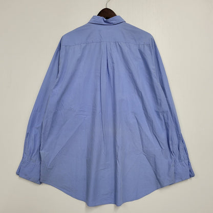 【中古品】【メンズ】 markaware マーカウェア COMFORT FIT SHIRT A26A18SH01C コンフォートフィットシャツ 長袖 140-260803-as-10-izu サイズ：3 カラー：SAXE 万代Net店