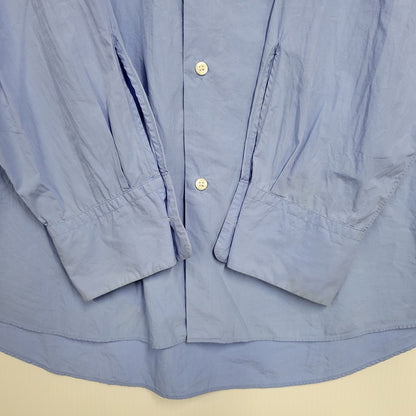 【中古品】【メンズ】 markaware マーカウェア COMFORT FIT SHIRT A26A18SH01C コンフォートフィットシャツ 長袖 140-260803-as-10-izu サイズ：3 カラー：SAXE 万代Net店