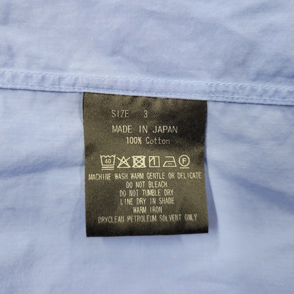 【中古品】【メンズ】 markaware マーカウェア COMFORT FIT SHIRT A26A18SH01C コンフォートフィットシャツ 長袖 140-260803-as-10-izu サイズ：3 カラー：SAXE 万代Net店