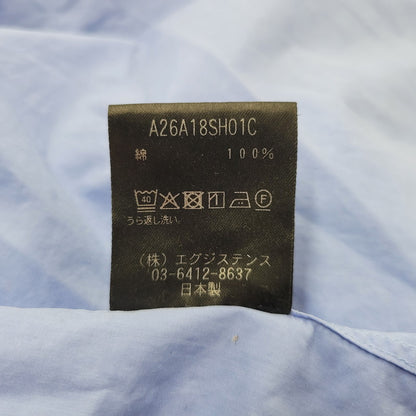 【中古品】【メンズ】 markaware マーカウェア COMFORT FIT SHIRT A26A18SH01C コンフォートフィットシャツ 長袖 140-260803-as-10-izu サイズ：3 カラー：SAXE 万代Net店