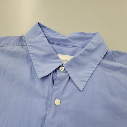 【中古品】【メンズ】 markaware マーカウェア COMFORT FIT SHIRT A26A18SH01C コンフォートフィットシャツ 長袖 140-260803-as-10-izu サイズ：3 カラー：SAXE 万代Net店