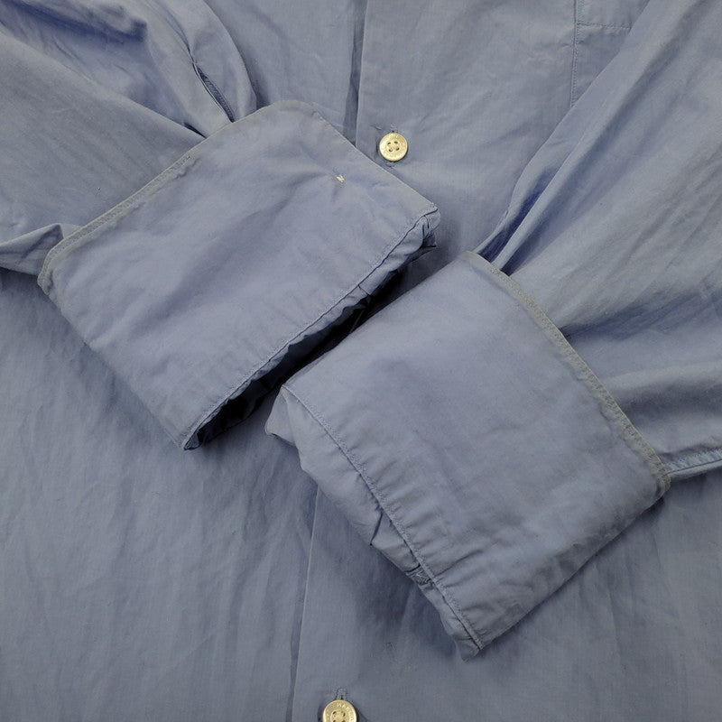 【中古品】【メンズ】 markaware マーカウェア COMFORT FIT SHIRT A26A18SH01C コンフォートフィットシャツ 長袖 140-260803-as-10-izu サイズ：3 カラー：SAXE 万代Net店