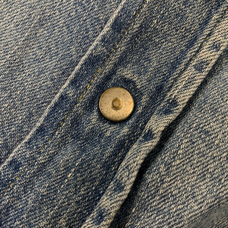【中古品】【メンズ】 UNUSED アンユーズド DENIM WESTERN LS SHIRT デニム ウエスタン ロングスリーブ シャツ トップス 長袖 140-260807-cs-13-izu サイズ：2 カラー：ライトインディゴ 万代Net店