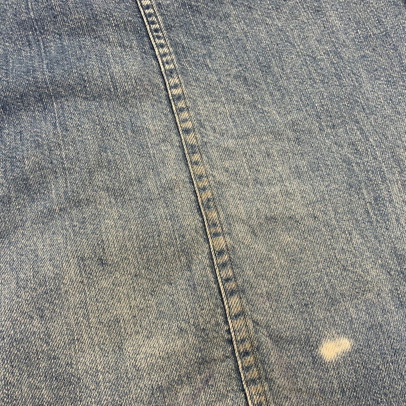 【中古品】【メンズ】 UNUSED アンユーズド DENIM WESTERN LS SHIRT デニム ウエスタン ロングスリーブ シャツ トップス 長袖 140-260807-cs-13-izu サイズ：2 カラー：ライトインディゴ 万代Net店