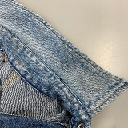 【中古品】【メンズ】 UNUSED アンユーズド DENIM WESTERN LS SHIRT デニム ウエスタン ロングスリーブ シャツ トップス 長袖 140-260807-cs-13-izu サイズ：2 カラー：ライトインディゴ 万代Net店