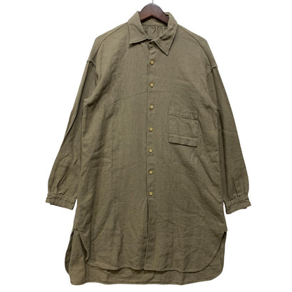【中古品】【メンズ】 RDV O GLOBE ランデヴー オー グローブ 191CH006 COTTON LINEN LONG LS SHIRT コットン リネン ロング ロングスリーブ シャツ トップス 長袖 140-260807-cs-15-izu サイズ：2 カラー：ベージュ系 万代Net店