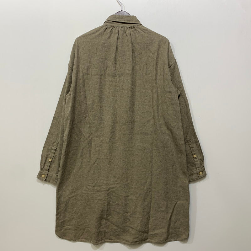 【中古品】【メンズ】 RDV O GLOBE ランデヴー オー グローブ 191CH006 COTTON LINEN LONG LS SHIRT コットン リネン ロング ロングスリーブ シャツ トップス 長袖 140-260807-cs-15-izu サイズ：2 カラー：ベージュ系 万代Net店