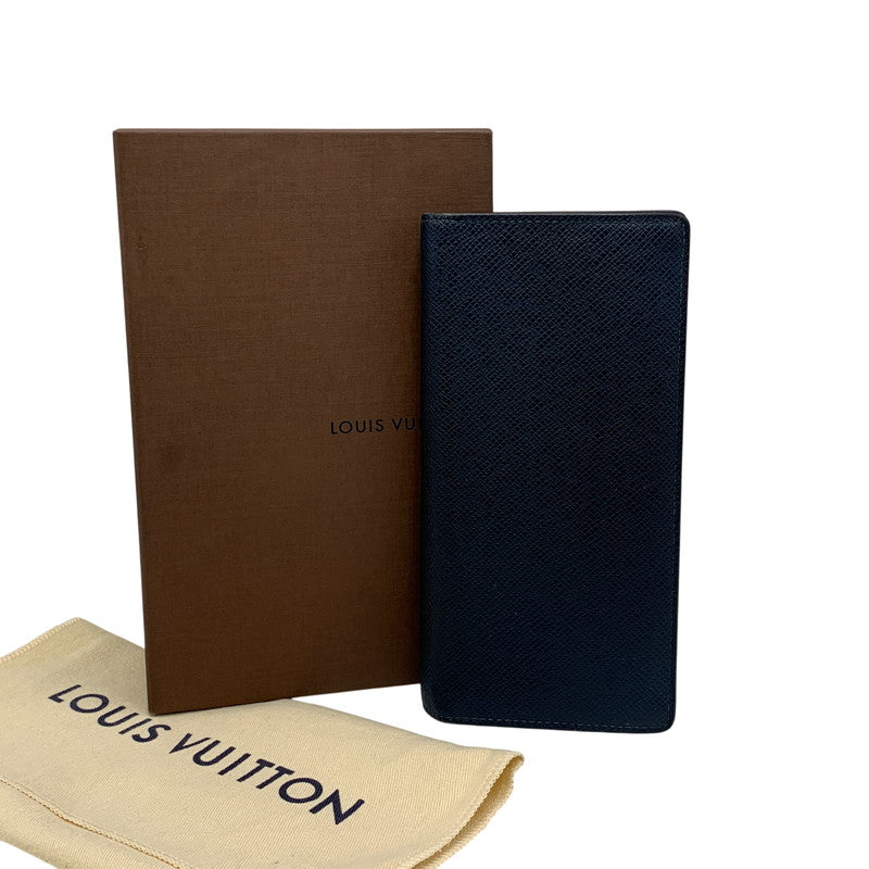 【中古品】【メンズ/レディース】 LOUIS VUITTON ルイ・ヴィトン M32816 SP3156 タイガ ポルトフォイユ ブラザ ロングウォレット 長財布 179-260806-as-14-izu カラー：ネイビー 万代Net店