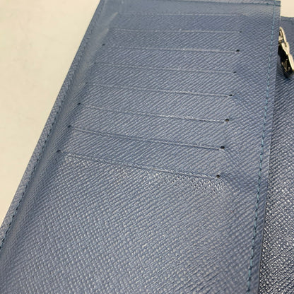 【中古品】【メンズ/レディース】 LOUIS VUITTON ルイ・ヴィトン M32816 SP3156 タイガ ポルトフォイユ ブラザ ロングウォレット 長財布 179-260806-as-14-izu カラー：ネイビー 万代Net店