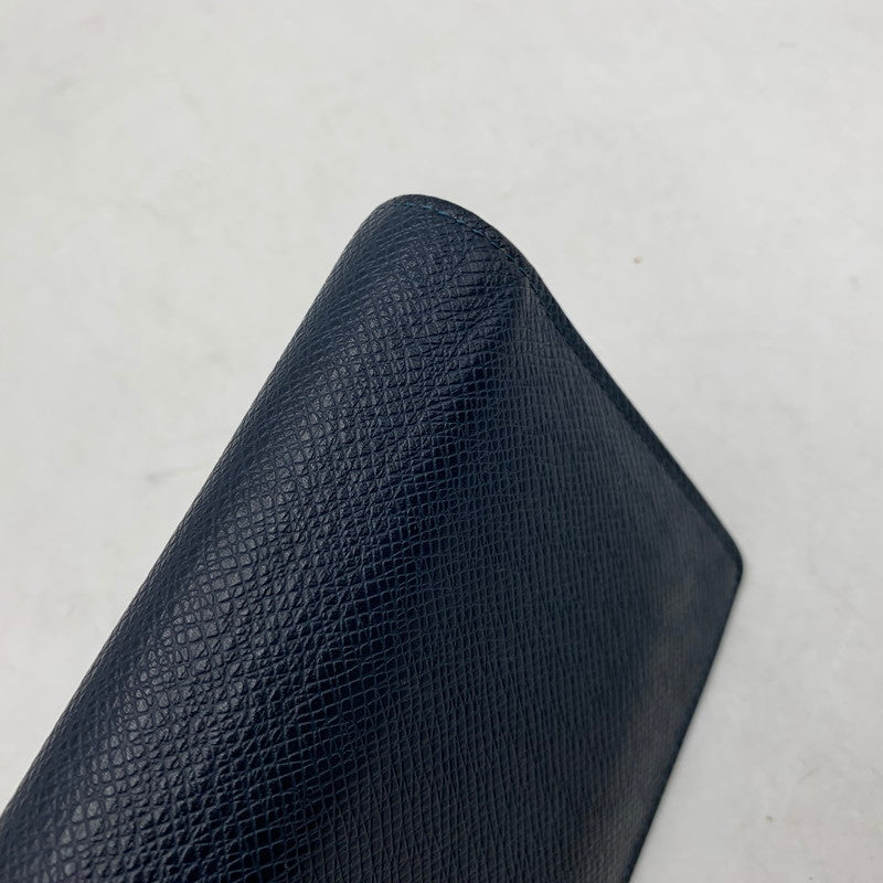 【中古品】【メンズ/レディース】 LOUIS VUITTON ルイ・ヴィトン M32816 SP3156 タイガ ポルトフォイユ ブラザ ロングウォレット 長財布 179-260806-as-14-izu カラー：ネイビー 万代Net店
