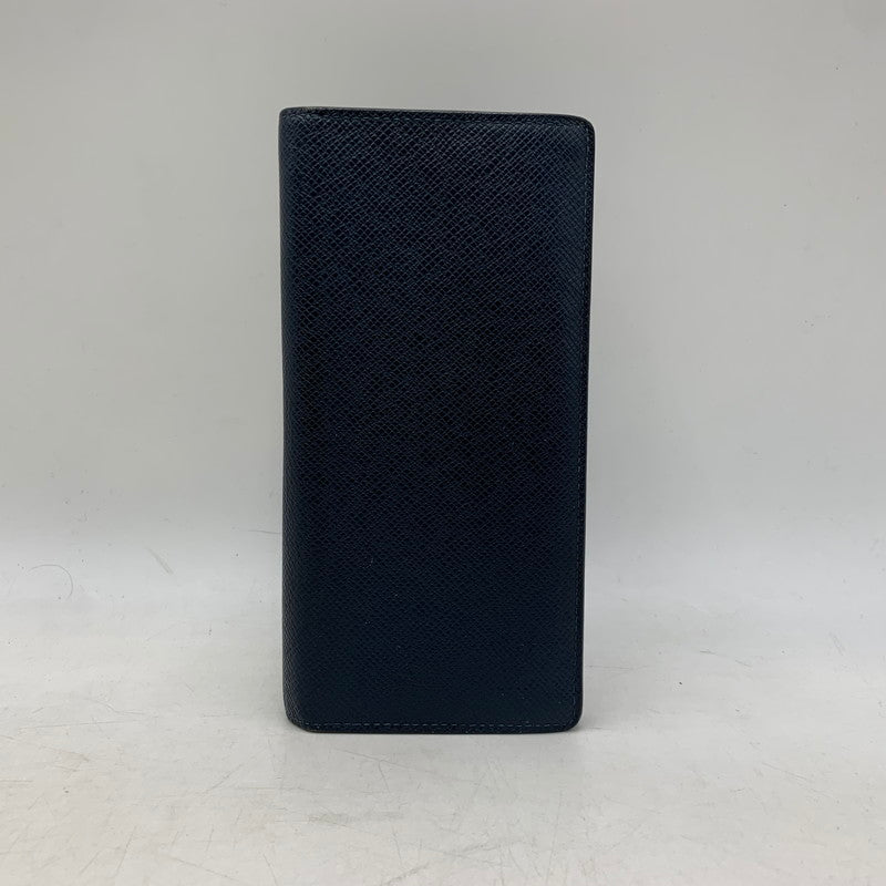 【中古品】【メンズ/レディース】 LOUIS VUITTON ルイ・ヴィトン M32816 SP3156 タイガ ポルトフォイユ ブラザ ロングウォレット 長財布 179-260806-as-14-izu カラー：ネイビー 万代Net店