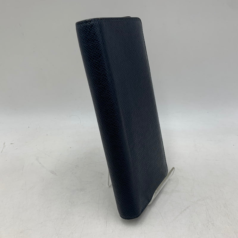【中古品】【メンズ/レディース】 LOUIS VUITTON ルイ・ヴィトン M32816 SP3156 タイガ ポルトフォイユ ブラザ ロングウォレット 長財布 179-260806-as-14-izu カラー：ネイビー 万代Net店