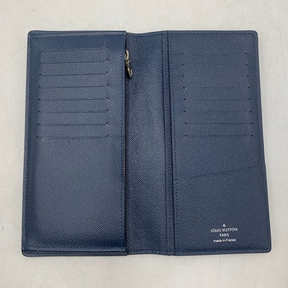 【中古品】【メンズ/レディース】 LOUIS VUITTON ルイ・ヴィトン M32816 SP3156 タイガ ポルトフォイユ ブラザ ロングウォレット 長財布 179-260806-as-14-izu カラー：ネイビー 万代Net店