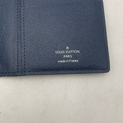 【中古品】【メンズ/レディース】 LOUIS VUITTON ルイ・ヴィトン M32816 SP3156 タイガ ポルトフォイユ ブラザ ロングウォレット 長財布 179-260806-as-14-izu カラー：ネイビー 万代Net店