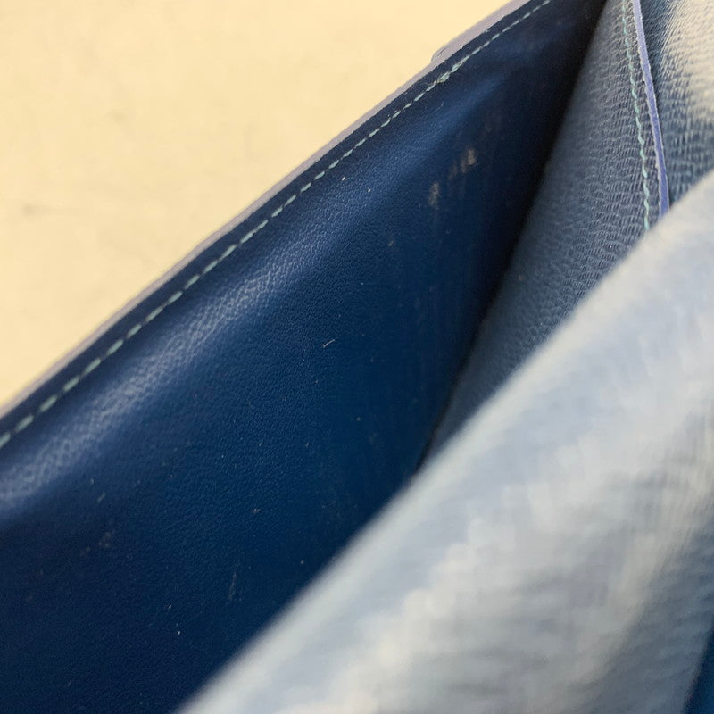 【中古品】【メンズ/レディース】 LOUIS VUITTON ルイ・ヴィトン M32816 SP3156 タイガ ポルトフォイユ ブラザ ロングウォレット 長財布 179-260806-as-14-izu カラー：ネイビー 万代Net店