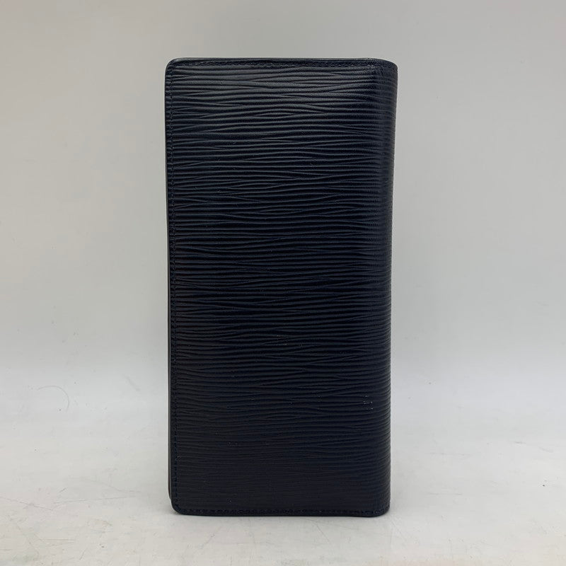 【中古品】【メンズ/レディース】 LOUIS VUITTON ルイ・ヴィトン M61816 TA1200 エピ ポルトフォイユ ブラザ ロングウォレット 長財布 179-260806-as-16-izu カラー：ネイビー 万代Net店