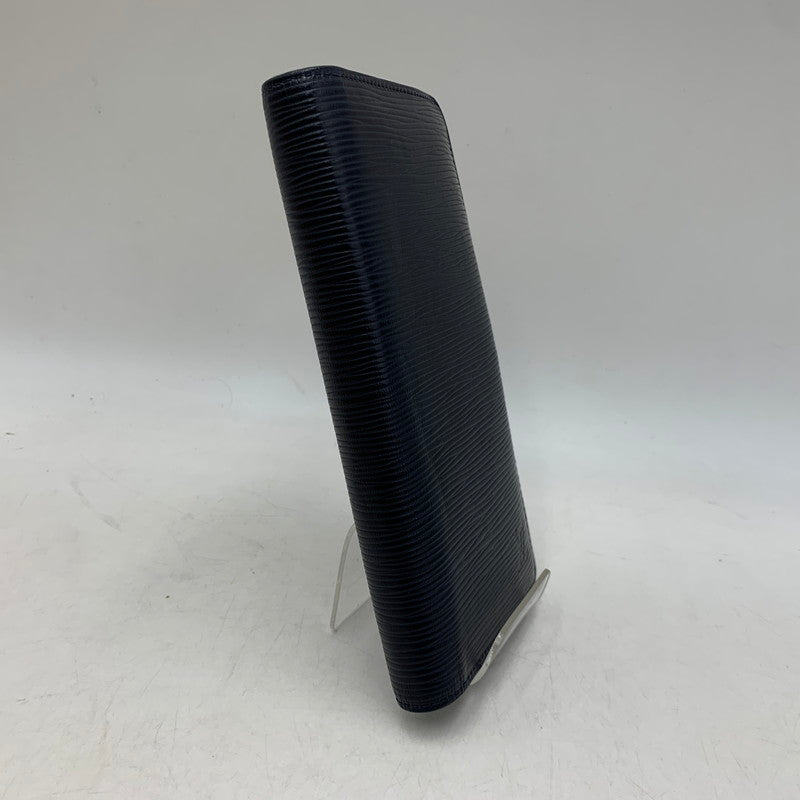 【中古品】【メンズ/レディース】 LOUIS VUITTON ルイ・ヴィトン M61816 TA1200 エピ ポルトフォイユ ブラザ ロングウォレット 長財布 179-260806-as-16-izu カラー：ネイビー 万代Net店