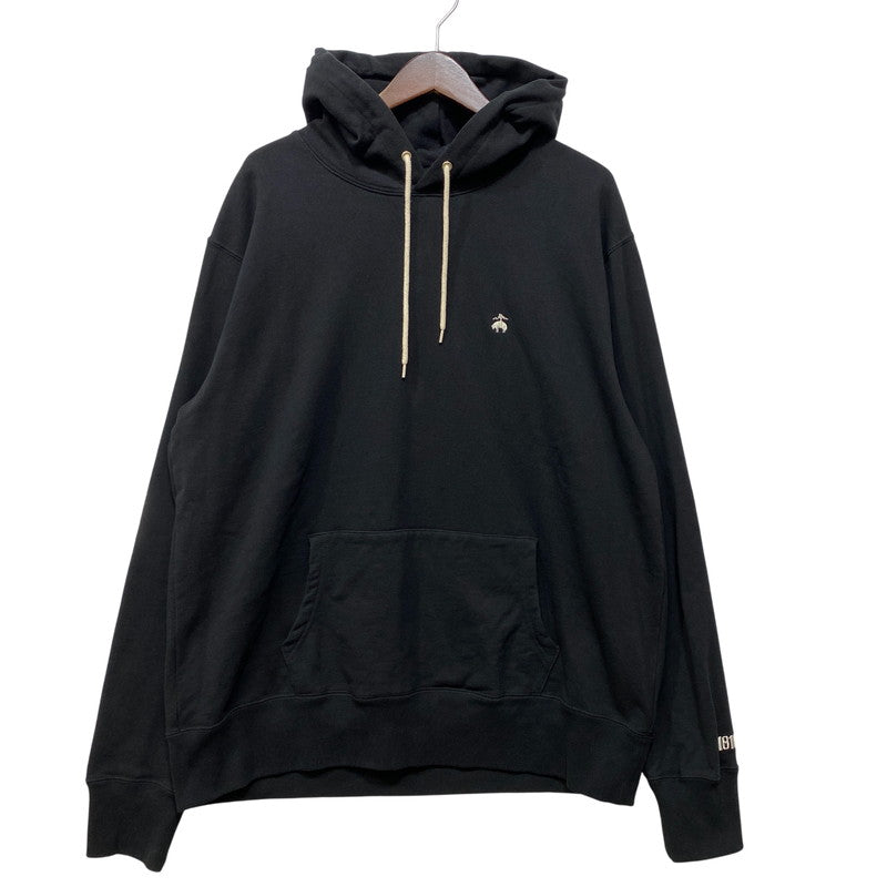 【中古品】【メンズ】 BROOKS BROTHERS ブルックスブラザーズ PULLOVER HOODIE プルオーバー フーディー トップス 長袖 147-260807-cs-02-izu サイズ：XL カラー：ブラック 万代Net店