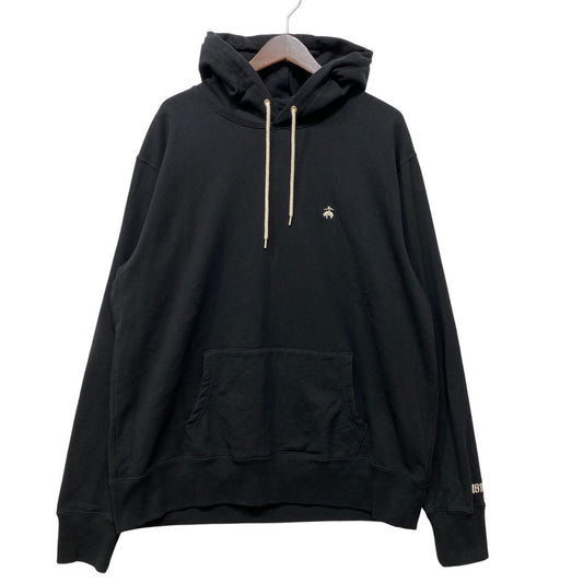 【中古品】【メンズ】 BROOKS BROTHERS ブルックスブラザーズ PULLOVER HOODIE プルオーバー フーディー トップス 長袖 147-260807-cs-02-izu サイズ：XL カラー：ブラック 万代Net店