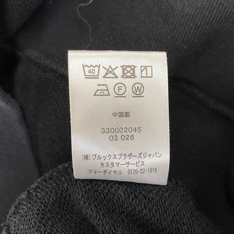 【中古品】【メンズ】 BROOKS BROTHERS ブルックスブラザーズ PULLOVER HOODIE プルオーバー フーディー トップス 長袖 147-260807-cs-02-izu サイズ：XL カラー：ブラック 万代Net店