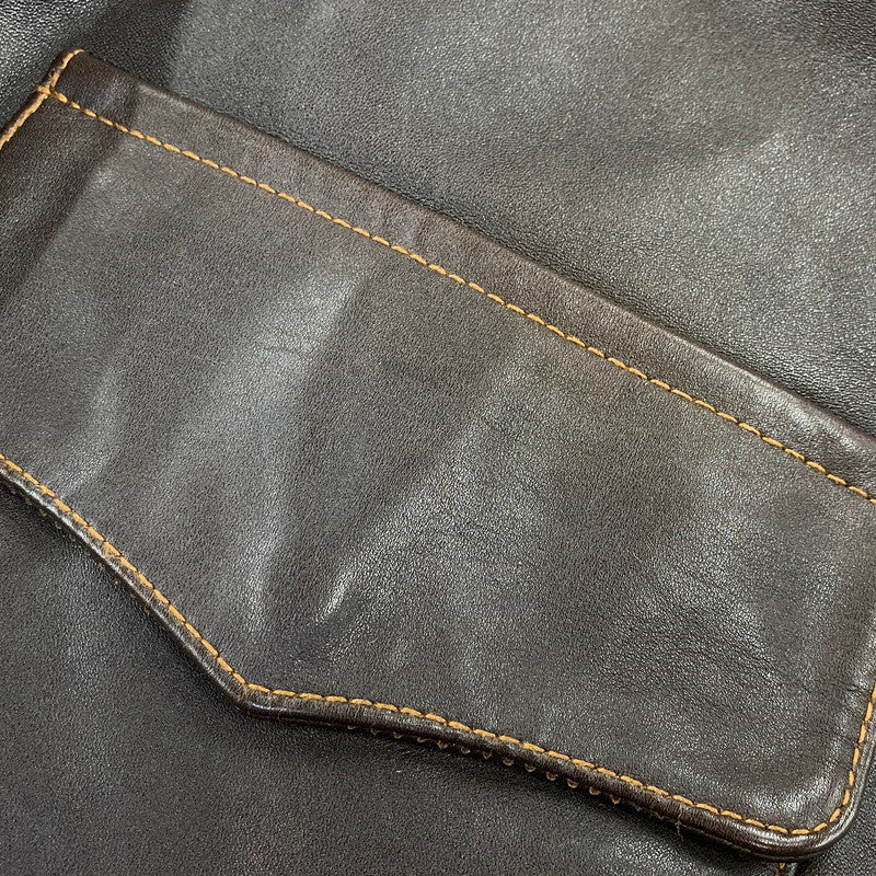 【中古品】【メンズ】 AVIREX アヴィレックス 6191052 A-2 SWEET DREAM LEATHER FLIGHT JACKET レザー フライト ジャケット 145-260804-yn-04-izu サイズ：XL カラー：ブラウン 万代Net店